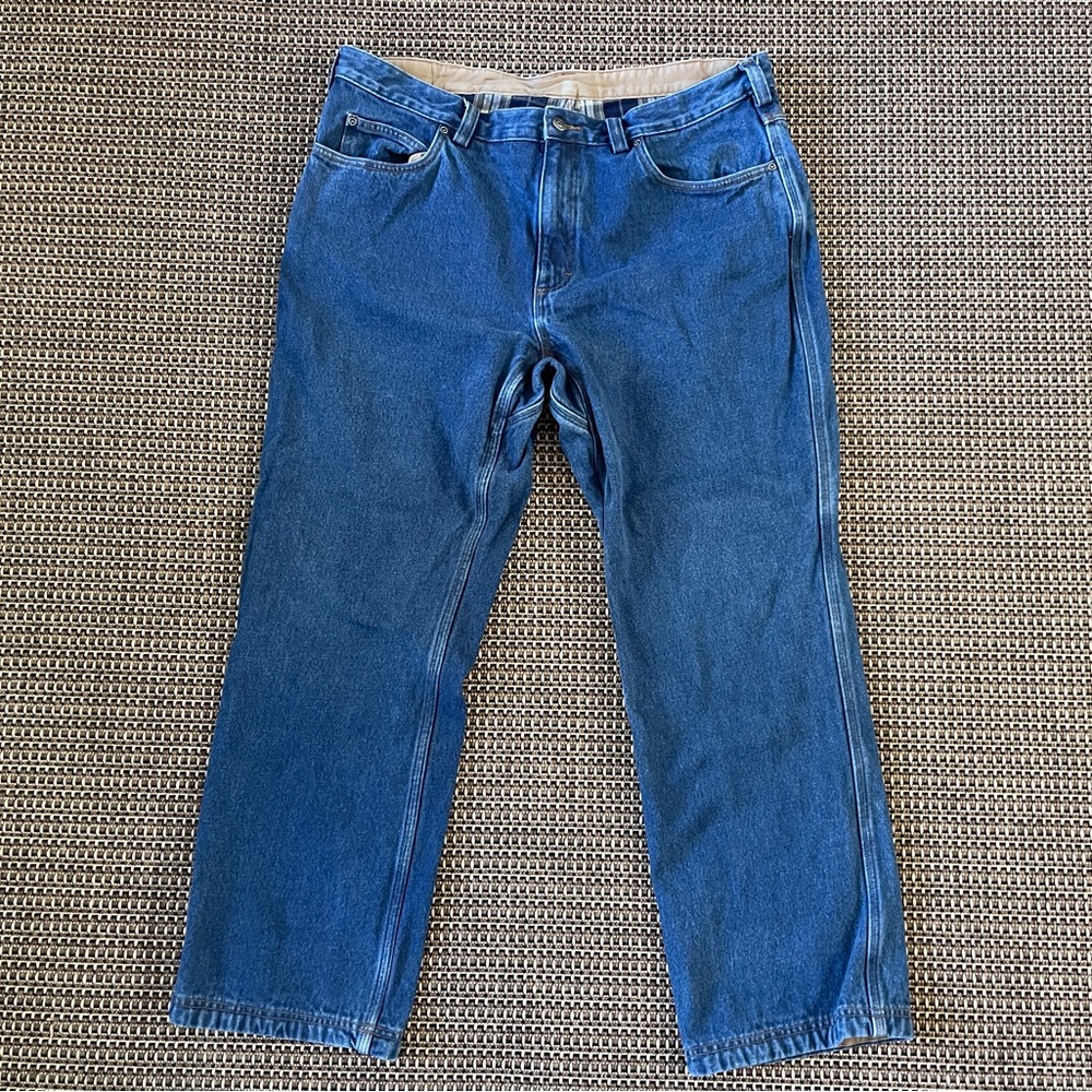 Duluth Trading Co Men’s Relaxed Fit Flannel Lined Jeans 38x30